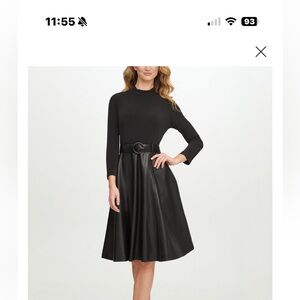 Calvin Klein Collection Black Long Sleeve Dress